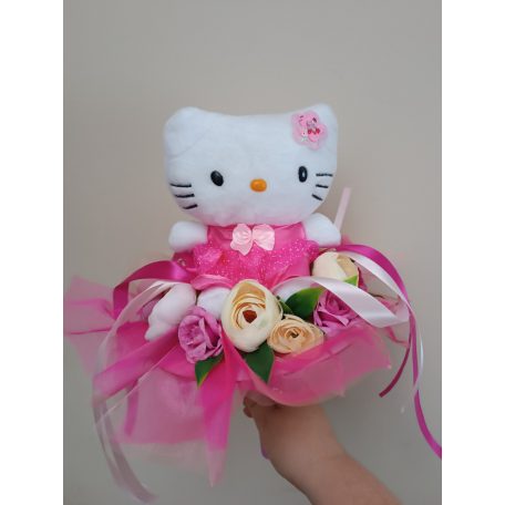 Hello Kitty ballagó csokor